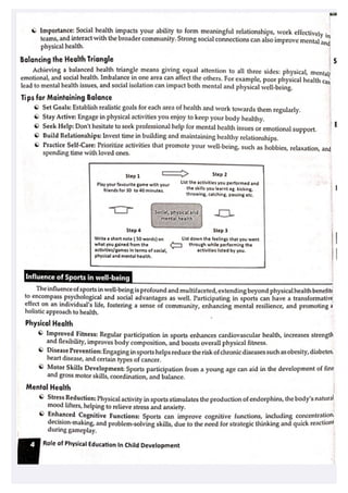 Class 11 Physical activity trainer chapter 1 role of physical education ...