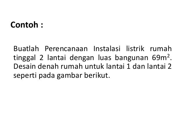 Wiring Diagram Rumah