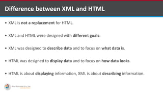 XML - Extensive Markup Language | PDF | Web Design and HTML | Internet