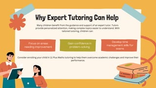 Decimal is moved
6 times to the left
Gain confidence in
problem-solving
Why Expert Tutoring Can Help
Many children benefit from the guidance and support of an expert tutor. Tutors
provide personalized attention, making complex topics easier to understand. With
tailored tutoring, children can:
Focus on areas
needing improvement
Develop time
management skills for
exams
Consider enrolling your child in 11 Plus Maths tutoring to help them overcome academic challenges and improve their
performance.
 