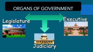 ORGANS OF GOVERNMENT
 