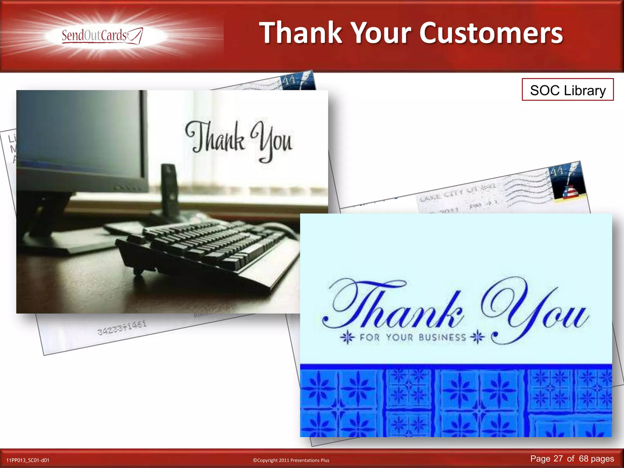 Linda SmithMain StreetAnywhere, USAMr. & Mrs. John SmithMain StreetAnywhere, USAThank Your CustomersSOC LibraryLinda SmithMain StreetAnywhere, USAMr. & Mrs. John SmithMain StreetAnywhere, USA