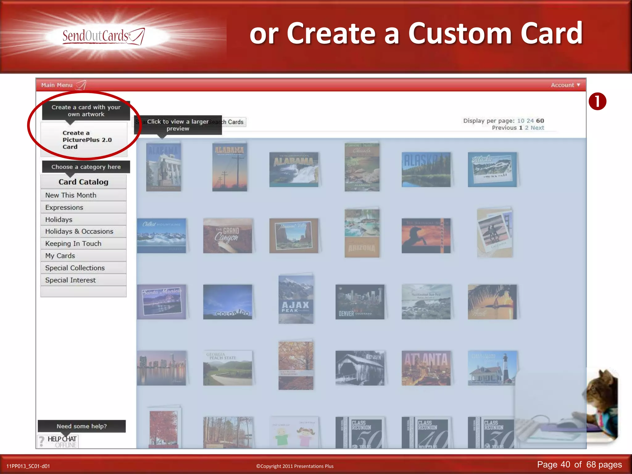 or Create a Custom Card