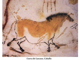 Cueva de Lascaux. Caballo 