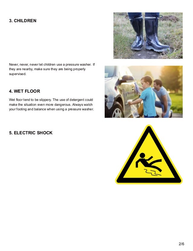 11 pressure washer safety rules