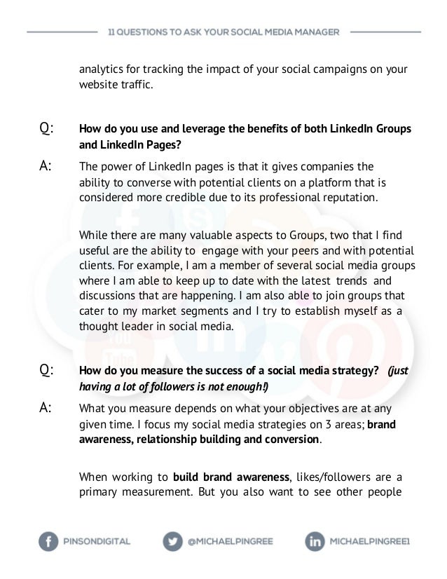 11 questions to ask your social media consultant