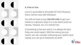 11 reasons why linux is better than windows | PPT