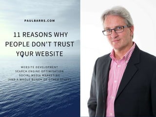 11 reasons why people don't trust your website