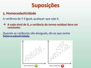 Resíduos Independentes
Resíduos
Autocorrelacionados
 