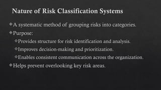 Risk Management: 11 Risk Classification System.pptx