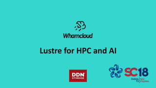 Lustre for HPC and AI
 