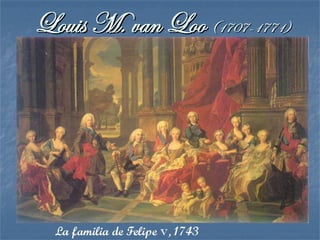 J. B. GreuzeJ. B. Greuze (1725-1805)(1725-1805)
 Fue, más que un pintor rococó, un pintor “moralista”, es
decir: lo contrario porque era lo que pedía la burguesía que
hará la revolución. Sin embargo hizo pinturas “libertinas” que
permiten situarlo en esta órbita.
 Como pintor “moralista” tuvo el entusiasta apoyo de
Diderot… hasta que intentó la “pintura de tema histórico”…
donde la moralidad es, realmente, el tema. En este punto,
desagradó tanto a Diderot que se vio alejado de la “alta
pintura”... Adelantará aspectos del romanticismo.
 La revolución hizo el resto y acabó muriendo en la miseria.
 Algunas obras suyas bajo el asunto “moral” esconden una
mirada también “libertina”.
 