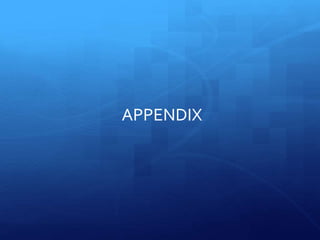 APPENDIX
 