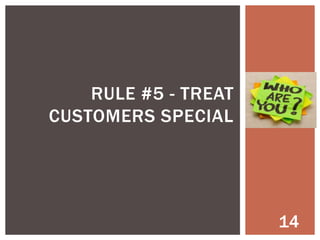 TECH RULE #3 – EDUCATE YOURSELF
 Don’t be a nerd or
geek
 Be an educated
business owner
 Ignorance is not bliss.
It’s stupidity and slow
death
 Technology is scary to
those who don’t know
 Everything is hard and
confusing if you aren’t
trained or informed

14

 