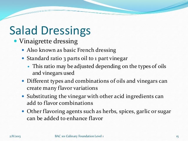 dressing for salad meaning