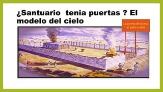 ¿Santuario tenia puertas ? El
modelo del cielo La puerta de acceso
al patio o atrio
 