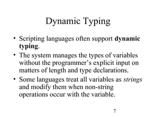 11 scripting languages | PPT