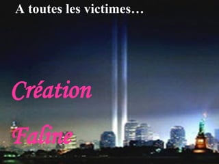 Le jour où Dieu pleura En Souvenir… A toutes les victimes… Création Faline