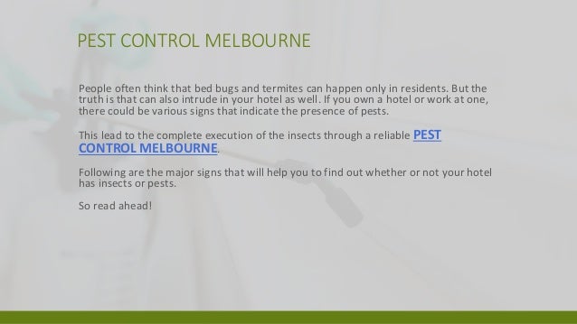 11 Signs Your Hotel Needs Pest Control Service
