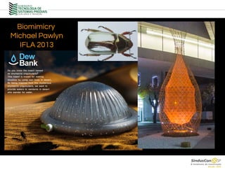 Biomimicry
Michael Pawlyn
IFLA 2013
 