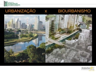 URBANIZAÇÃO x BIOURBANISMO
 