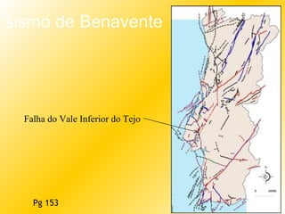 sismo de Benavente
Pg 153
Falha do Vale Inferior do Tejo
 