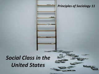 Social Class in the
United States
Principles of Sociology 11
 