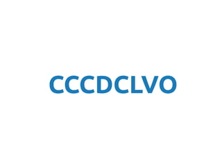 CCCDCLVO	
 