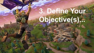 3. Define Your
Objective(s)...
 