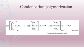 Condensation polymerization
 