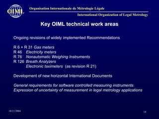 Oiml 11 szilvassy oiml | PPT