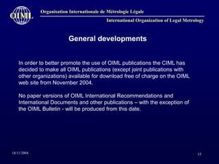 11 szilvassy oiml | PPT