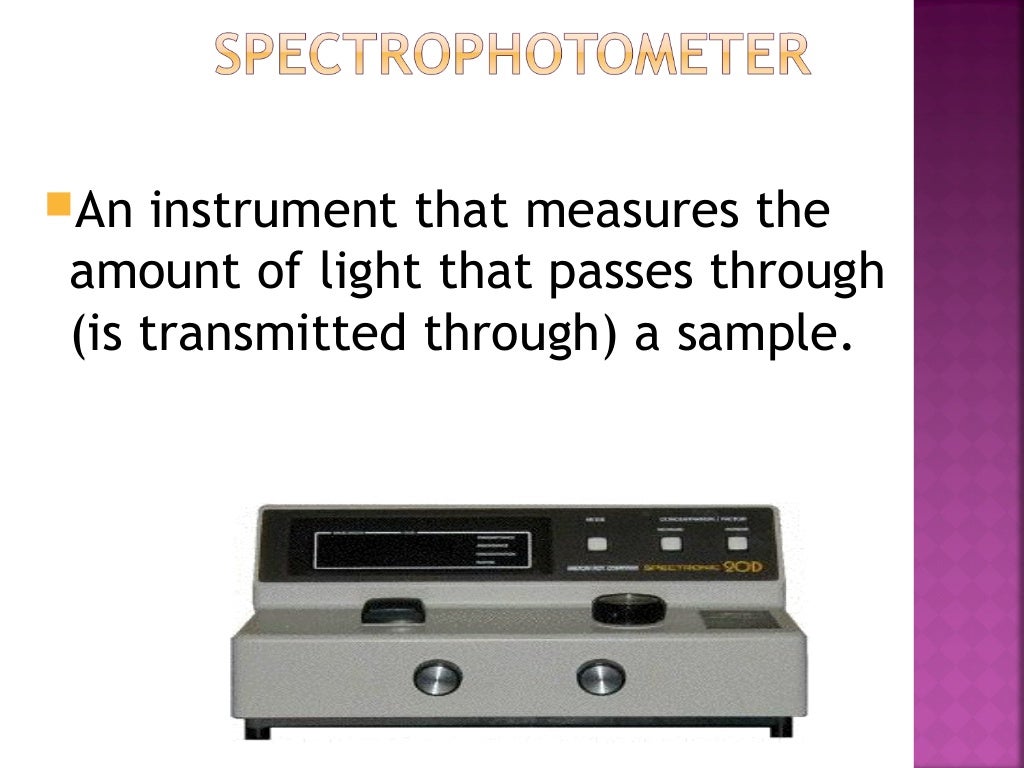 spectrophotometer