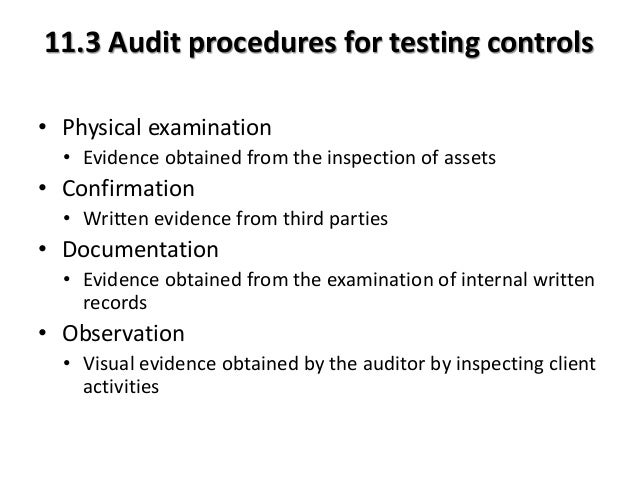 Audit Test Of Controls _ Audit Sampling – GVUS