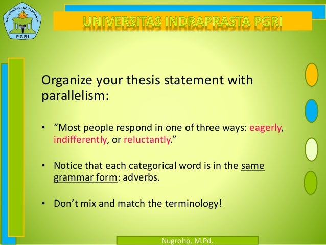 Writing with a thesis 11th edition