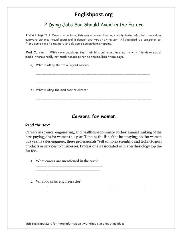 best careers for women