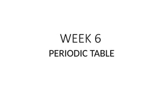 Comprehensive Overview of the Periodic Table and Its Principles | PPTX