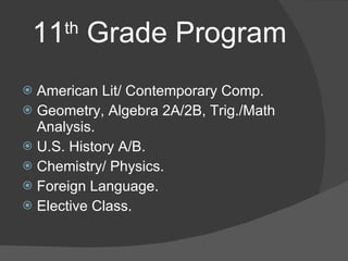 11 Th Grade Presentation | PPT