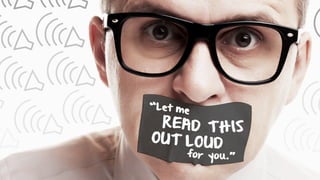 READ
me
LOUD
for
“
”
Let
THIS
OUT
you.
 