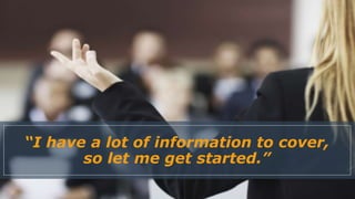 12 Things You Should Never Say During Your Presentation | PPTX