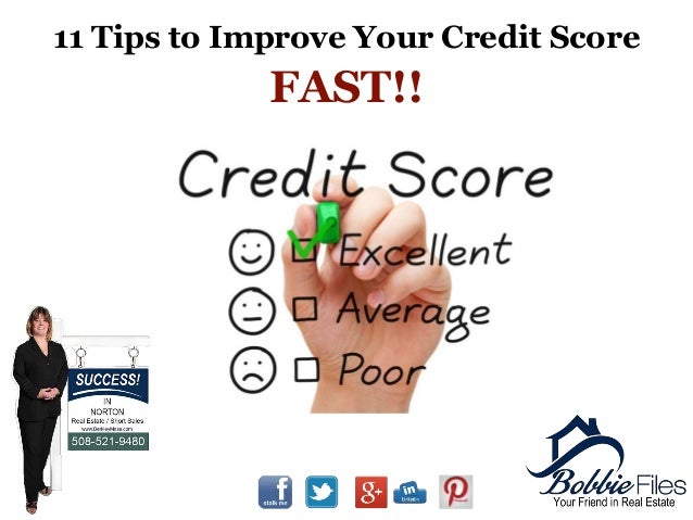 11 Tips to Improve Your Credit Score Fast