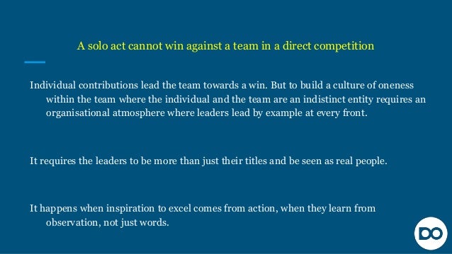 effective team working examples