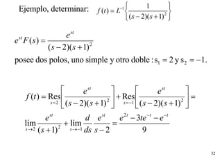 Ejemplo, determinar: 