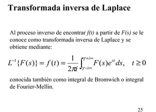 Bromwich Inversion Integral 11 transformada de_laplace | PPT