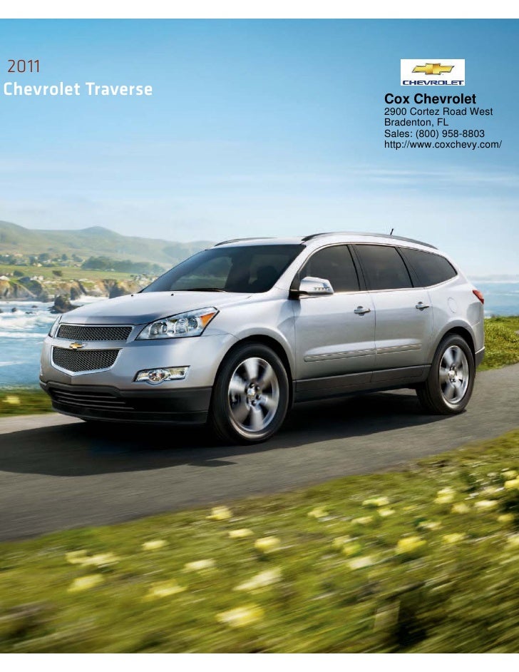 2011 Chevrolet Traverse Cox Chevrolet Bradenton Fl