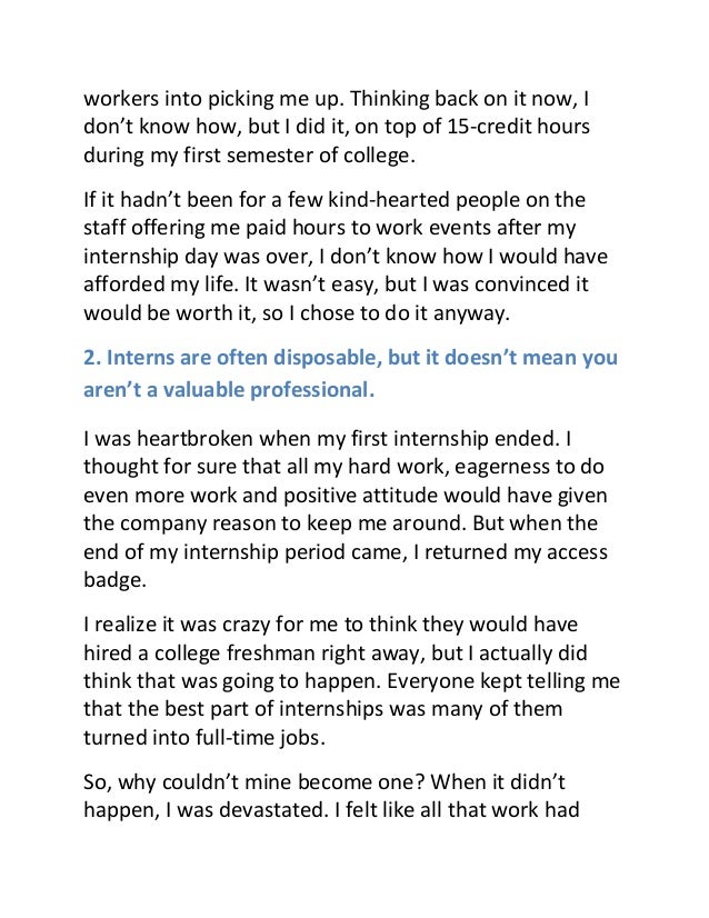 do interns get paid