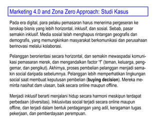 Marketing 4.0 and Zona Zero Approach | PPTX