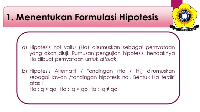 Uji hipotesis beda dua rata - rata