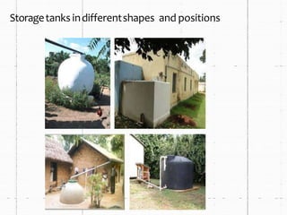 Storagetanks indifferentshapes and positions
 