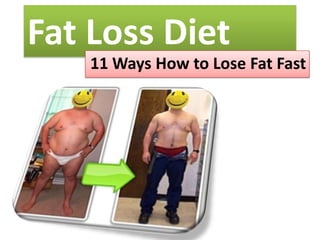 Fat Loss Diet
    11 Ways How to Lose Fat Fast
 